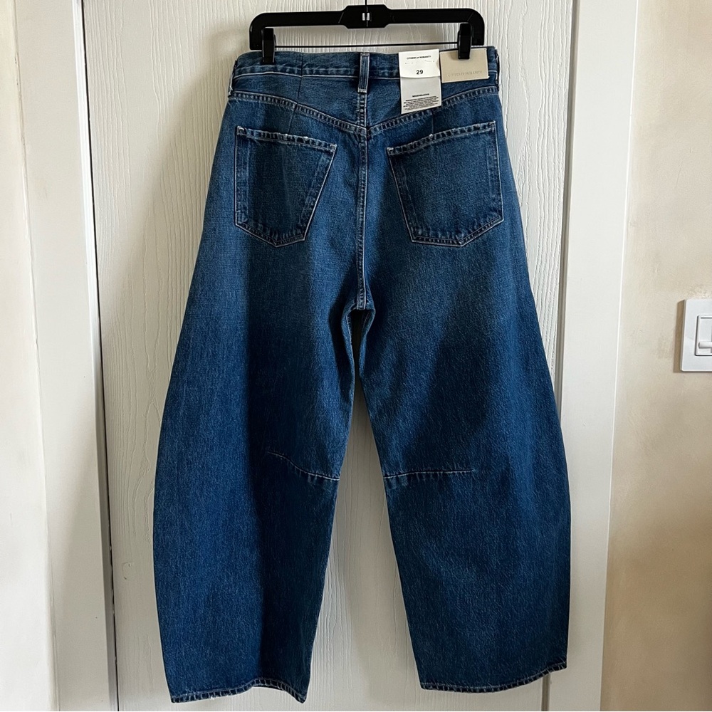 Citizens Of Humanity Blue Wide-Leg Jeans - Picture 6 of 8